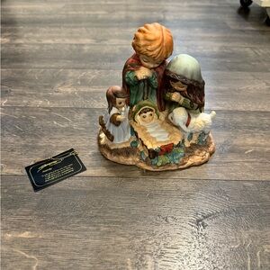 Vintage Jody Bergsma‎ Porcelain Bisque Limited Edition Signed Nativity
